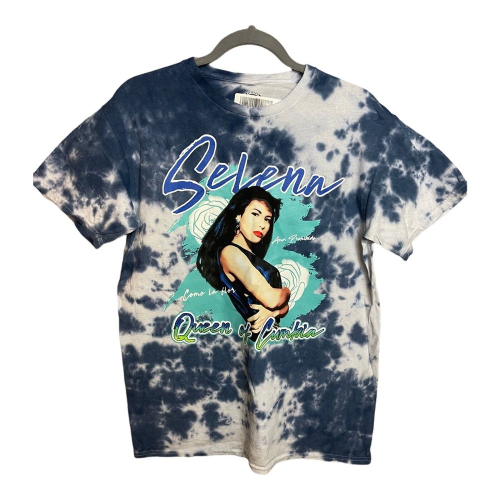 Selena Queen of‎ Cumbia Tie Dyed Graphic T-Shirt Size Medium NWOT